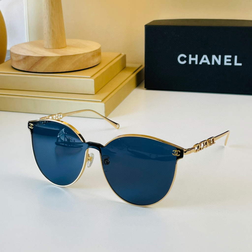 Chanel Cat Eye Sunglasses Luxury Chanel Shield Sport Fashion Show 993193