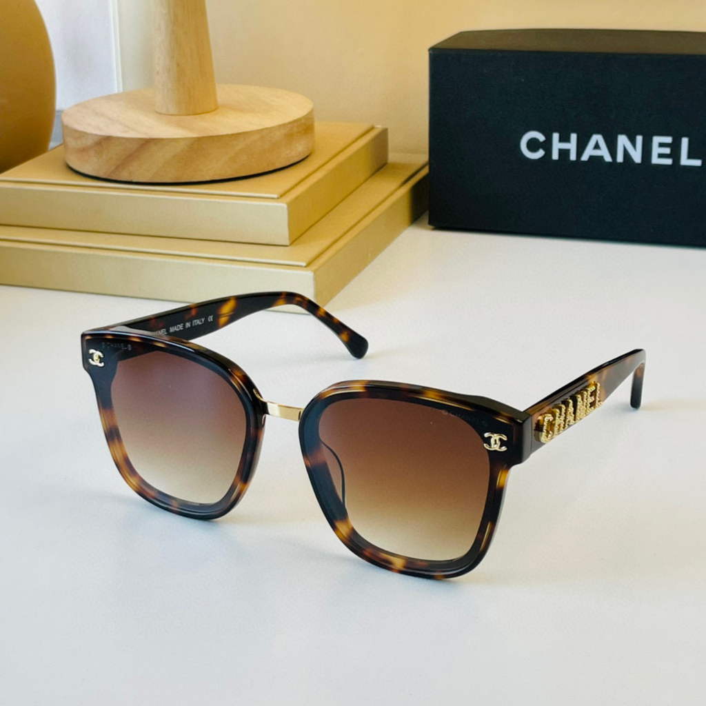 Chanel Cat Eye Sunglasses Luxury Chanel Shield Sport Fashion Show 993198