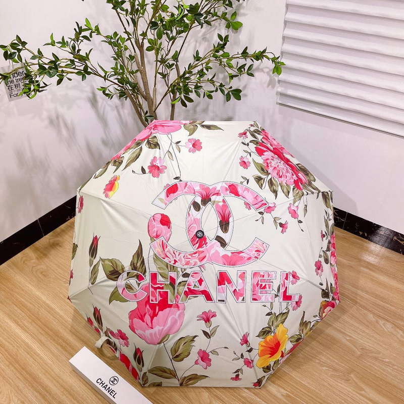 Chanel Three Fold Automatic Folding Sun Umbrella C855630 - Default Title - View 1