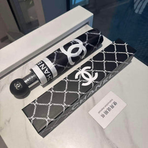 Chanel Three Fold Automatic Folding Sun Umbrella C855643 - Default Title - View 5