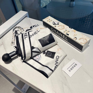Chanel Three Fold Automatic Folding Sun Umbrella C855645 - Default Title - View 8