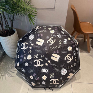 Chanel Three Fold Automatic Folding Sun Umbrella C855646 - Default Title - View 1