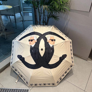 Chanel Three Fold Automatic Folding Sun Umbrella C855647 - Default Title - View 1