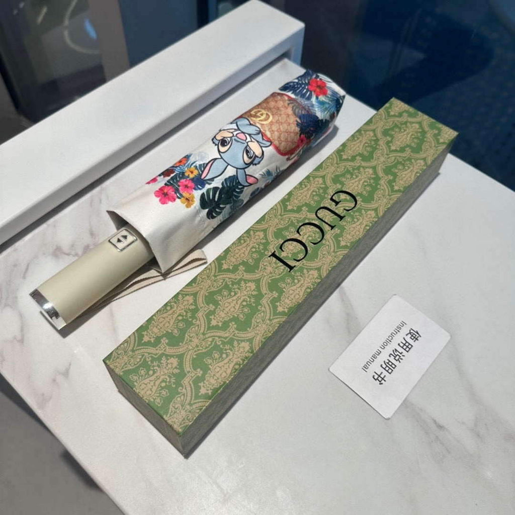 Gucci Three Fold Automatic Folding Sun Umbrella C854300