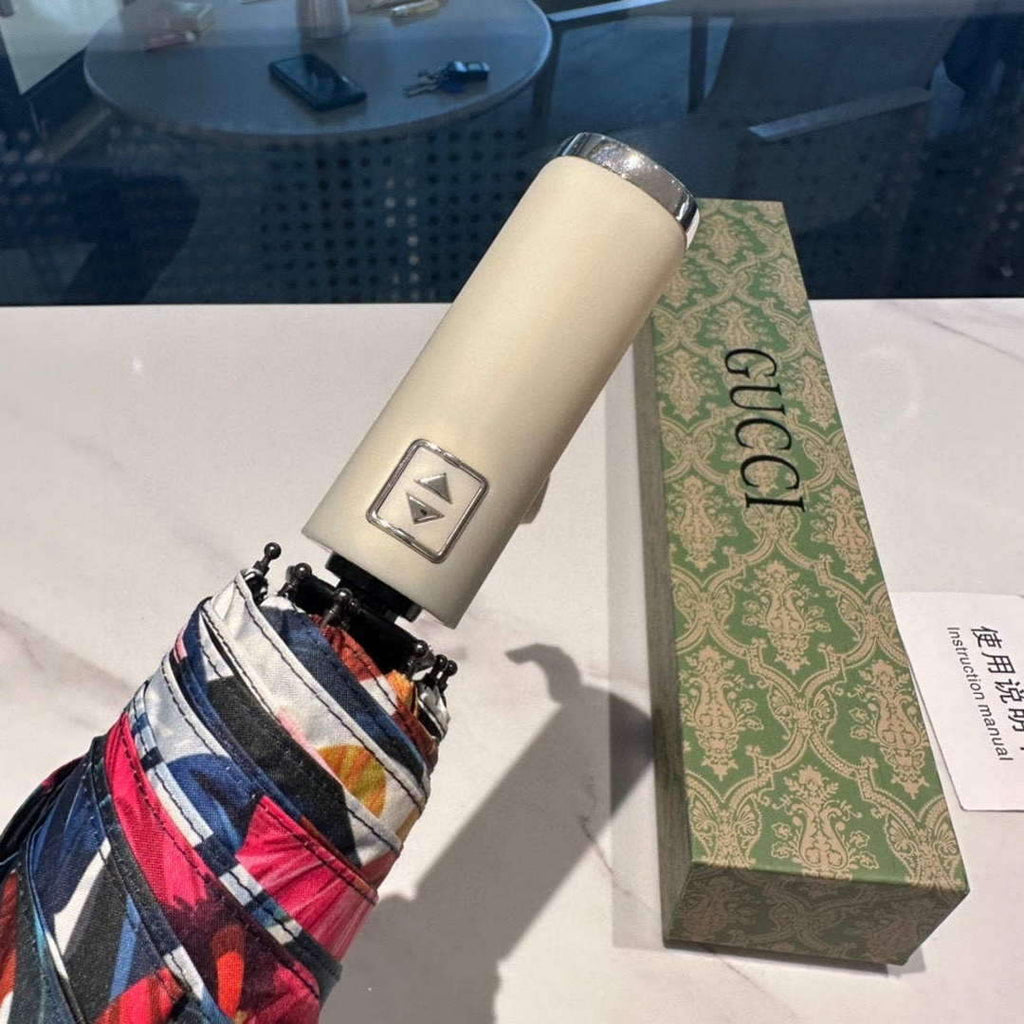 Gucci Three Fold Automatic Folding Sun Umbrella C854300