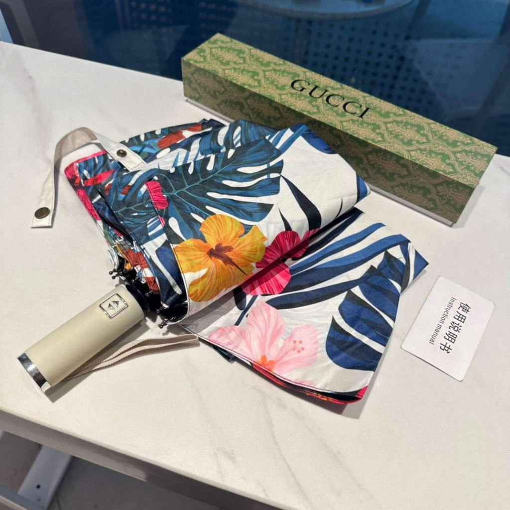 Gucci Three Fold Automatic Folding Sun Umbrella C854300