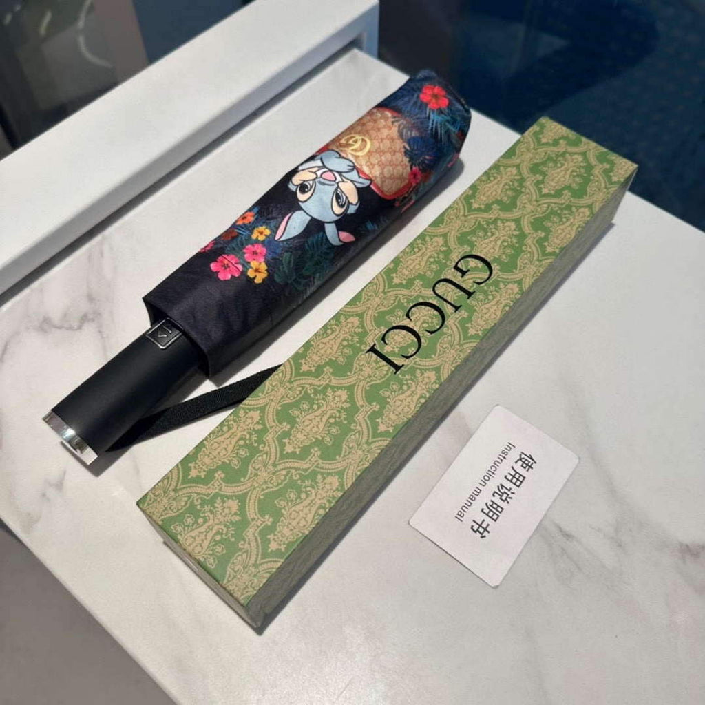 Gucci Three Fold Automatic Folding Sun Umbrella C854301
