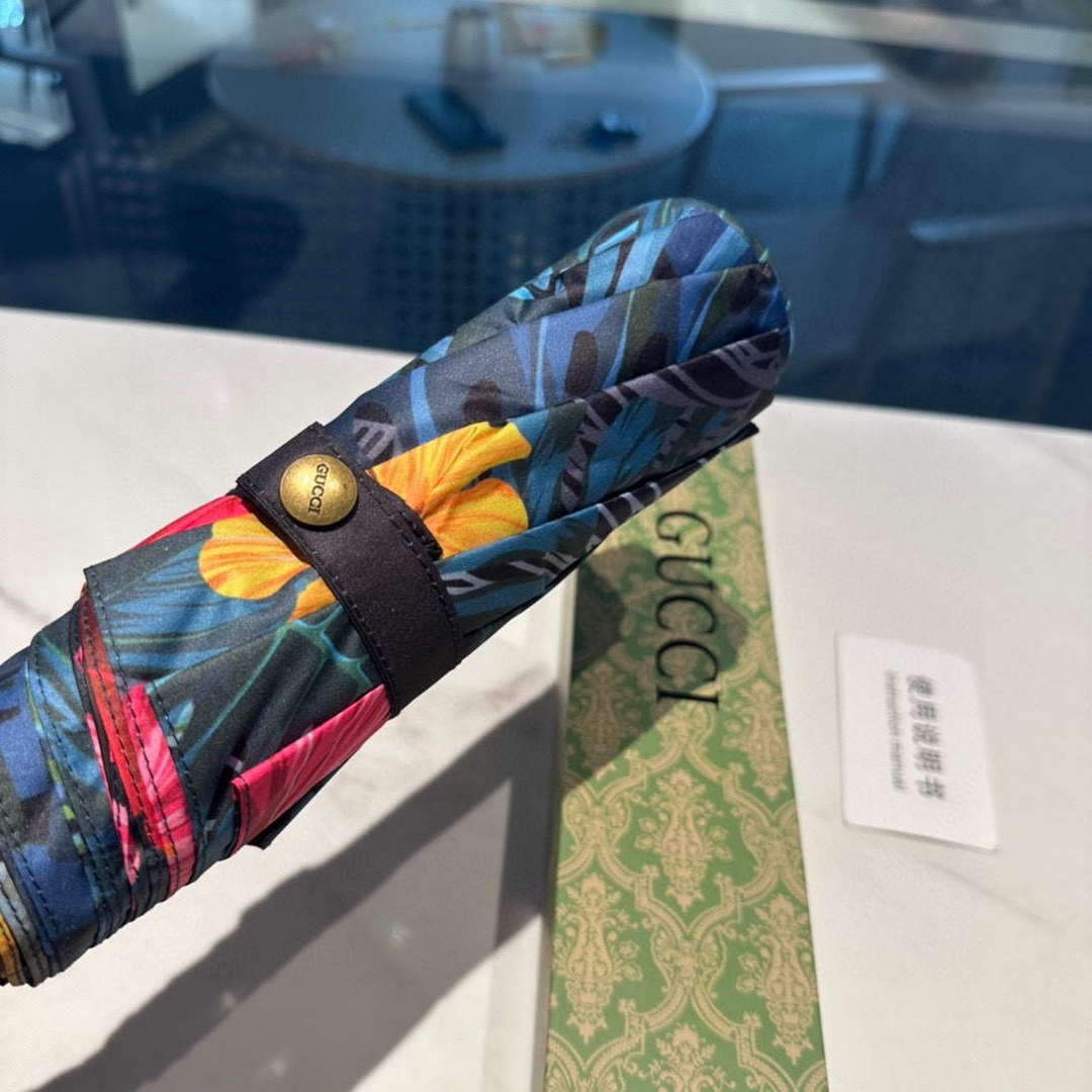 Gucci Three Fold Automatic Folding Sun Umbrella C854301