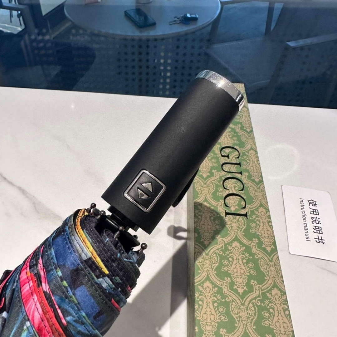Gucci Three Fold Automatic Folding Sun Umbrella C854301