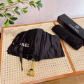 Chanel Three Fold Automatic Folding Sun Umbrella C855656 - Default Title - View 1
