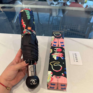 Chanel Three Fold Automatic Folding Sun Umbrella C855664 - Default Title - View 5