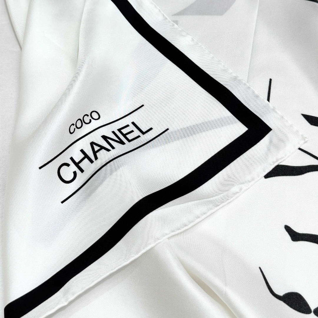 Chanel Twill Silk Square Scarf Designer Scarf C88722