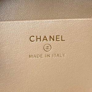 Chanel Vanity Case Shiny Lambskin Gold AP2731 Black - Default Title - View 9