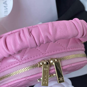 Chanel Vanity Case Shiny Lambskin Gold AP2731 Pink - Default Title - View 4