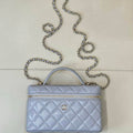 Chanel Vanity with Chain  Lambskin AP4385 Light Gray