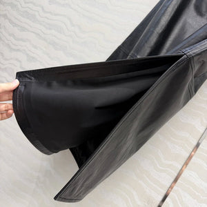 Chanel Women Coco 26p Lambskin Slit design long skirt C80093 - 36 - View 6