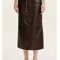Chanel Women Coco 26p Lambskin Slit design long skirt C80094 - 36 - View 1