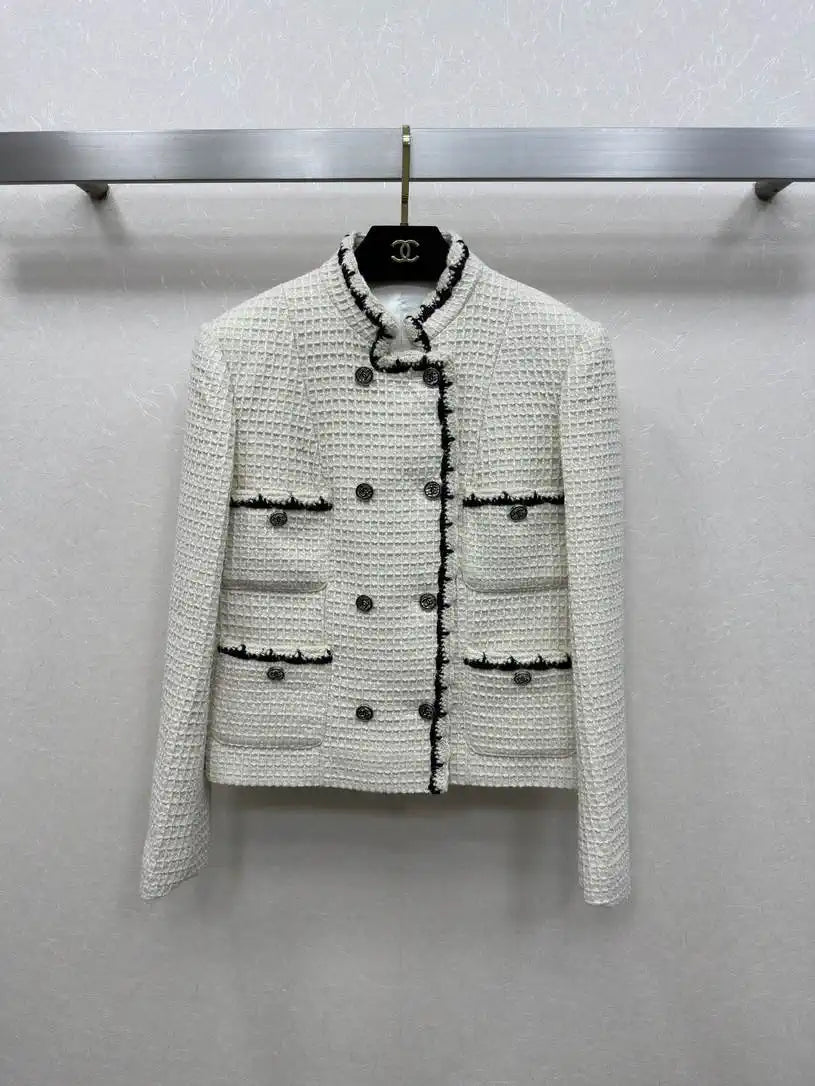 Chanel Women Double-breasted jacket C62323