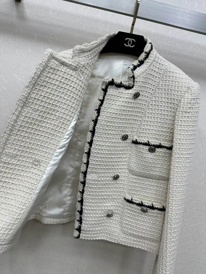 Chanel Women Double-breasted jacket C62323