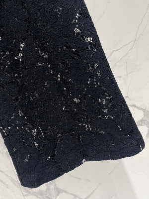 Chanel Women Fashion Black Lace Wide Leg Casual Pants C58804 - S - View 7