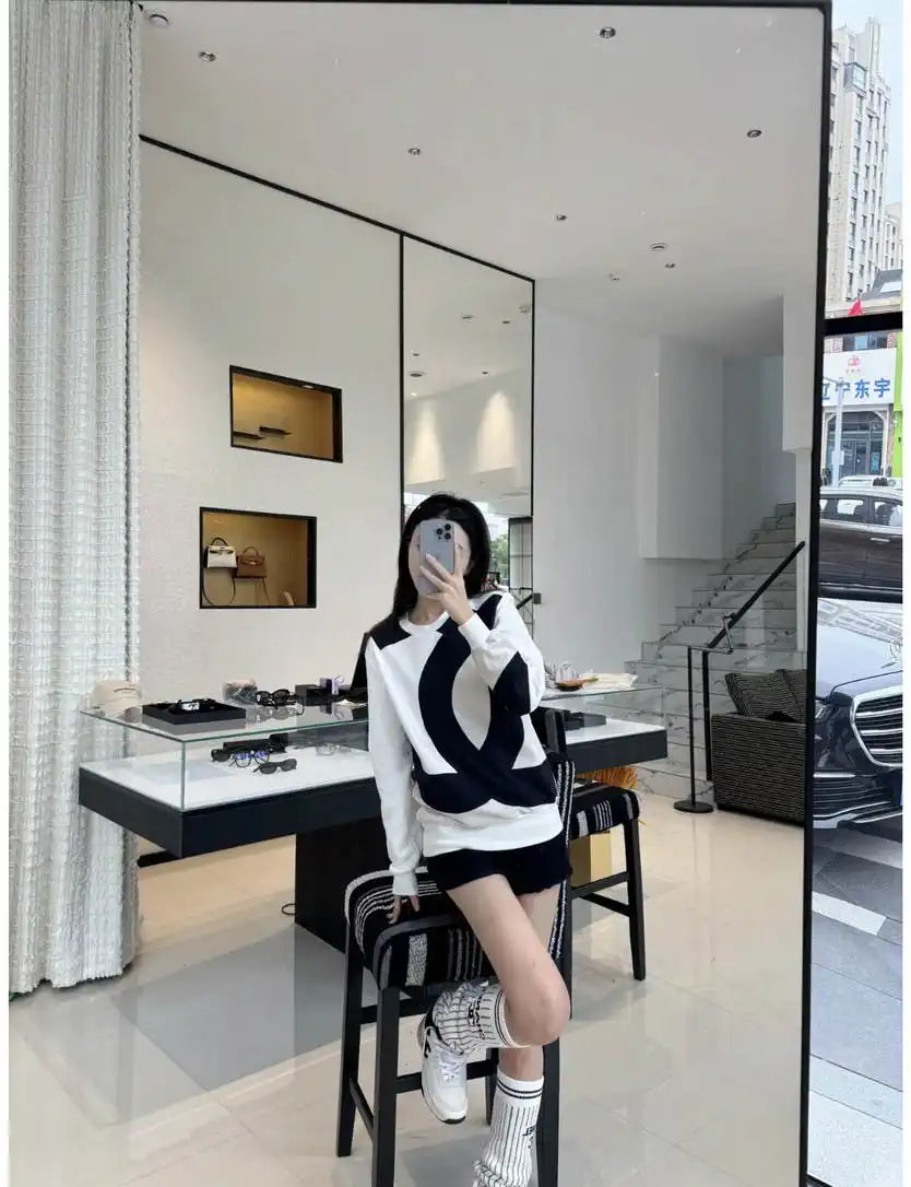 Chanel Women Fashion classic logo sweatshirt C81200