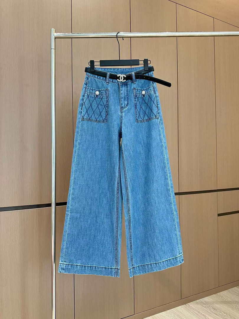Chanel Women Fashion high-end custom fabrics Jeans C58801