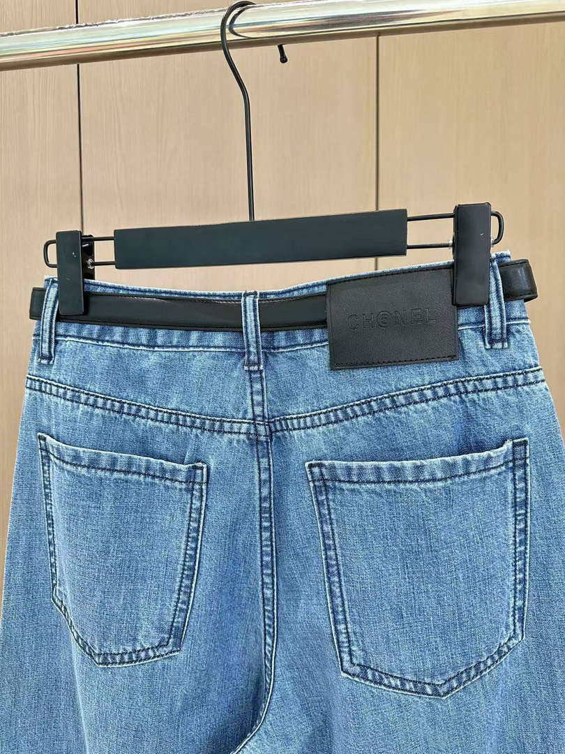 Chanel Women Fashion high-end custom fabrics Jeans C58801
