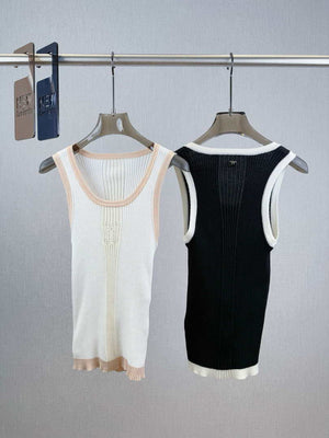 Chanel Women Fashion Knitted T-shirt C81101 - black / S - View 5