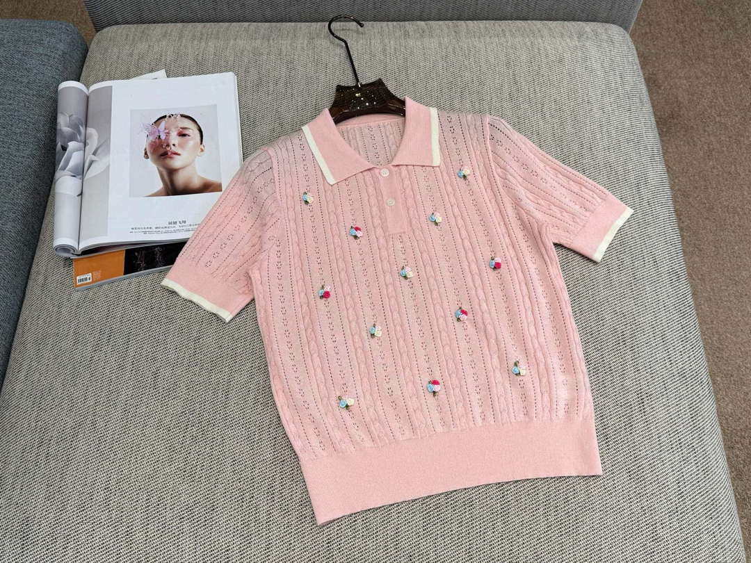 Chanel Women Fashion Knitted T-shirt C81102