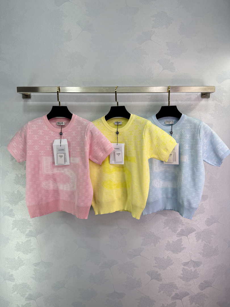 Chanel Women Fashion Knitted T-shirt C81103