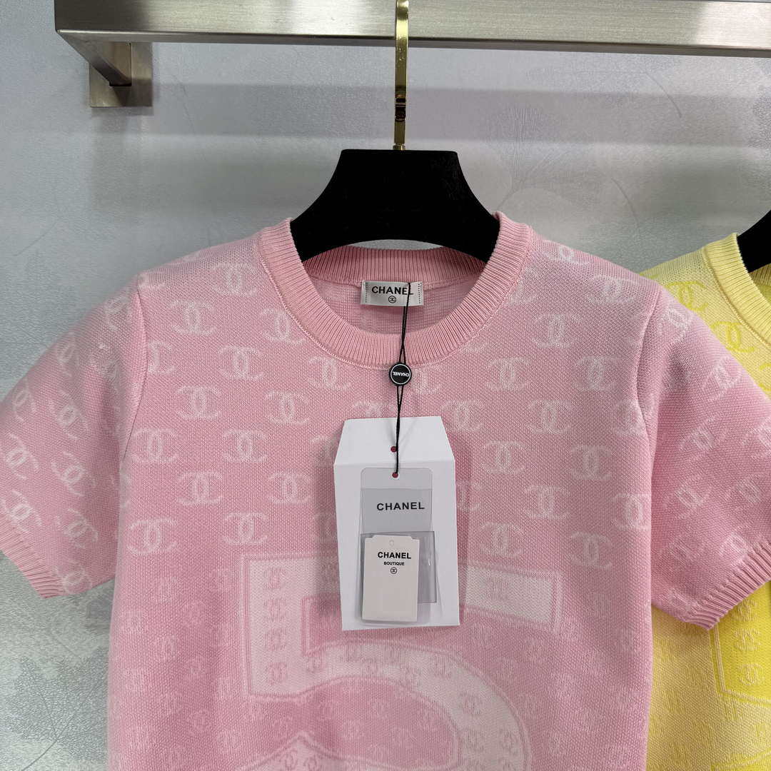 Chanel Women Fashion Knitted T-shirt C81103