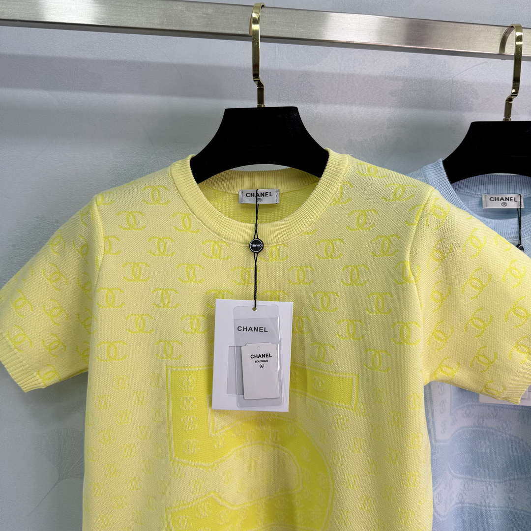 Chanel Women Fashion Knitted T-shirt C81103