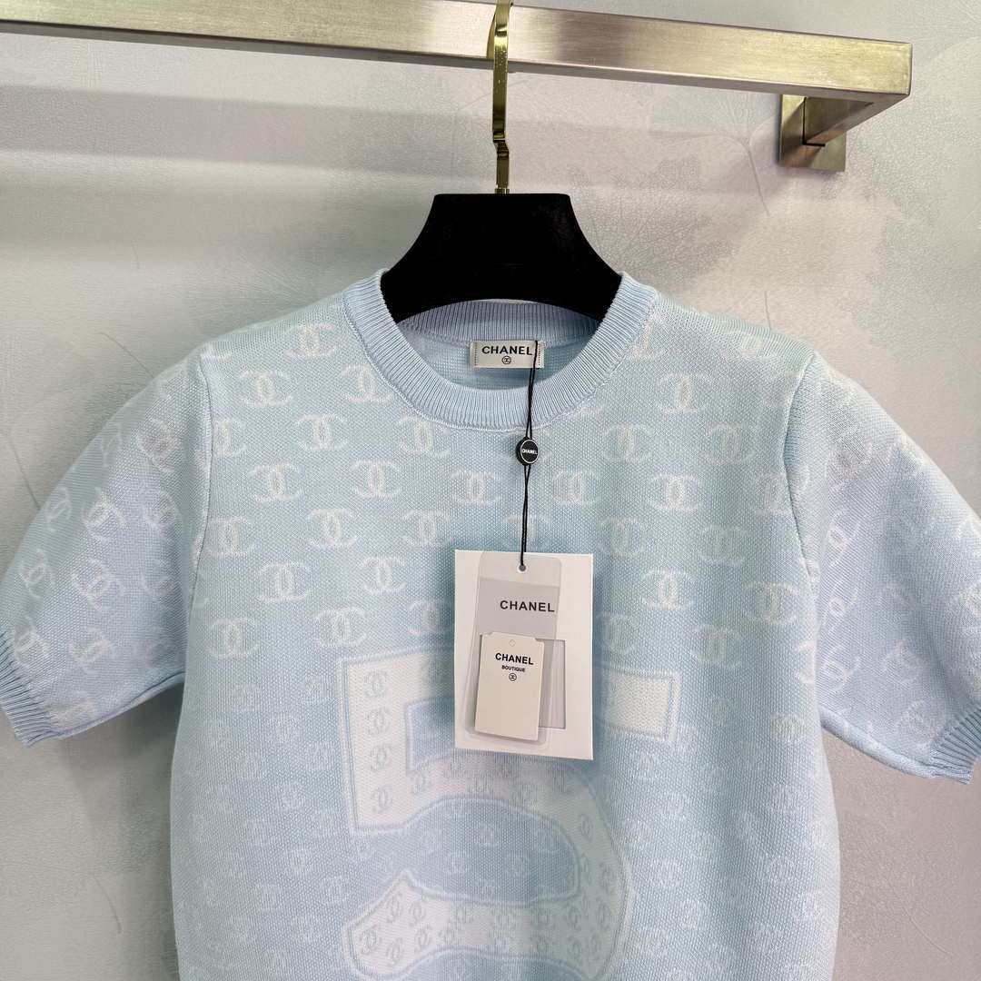 Chanel Women Fashion Knitted T-shirt C81103