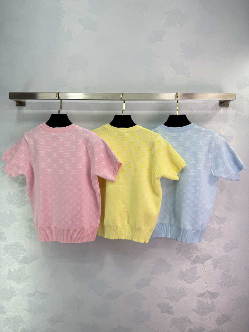 Chanel Women Fashion Knitted T-shirt C81103