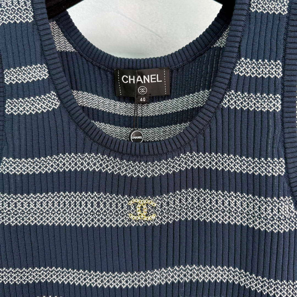 Chanel Women Fashion Knitted T-shirt Vest C81104