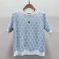 Chanel Women Fashion Knitted T-shirt C81105 - shopify--color-pattern-og31ykwd / S - View 1