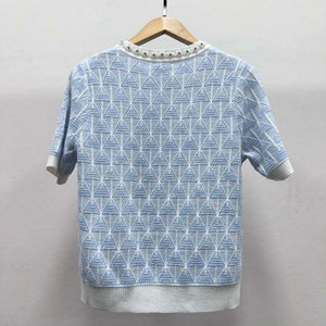 Chanel Women Fashion Knitted T-shirt C81105 - shopify--color-pattern-og31ykwd / S - View 2