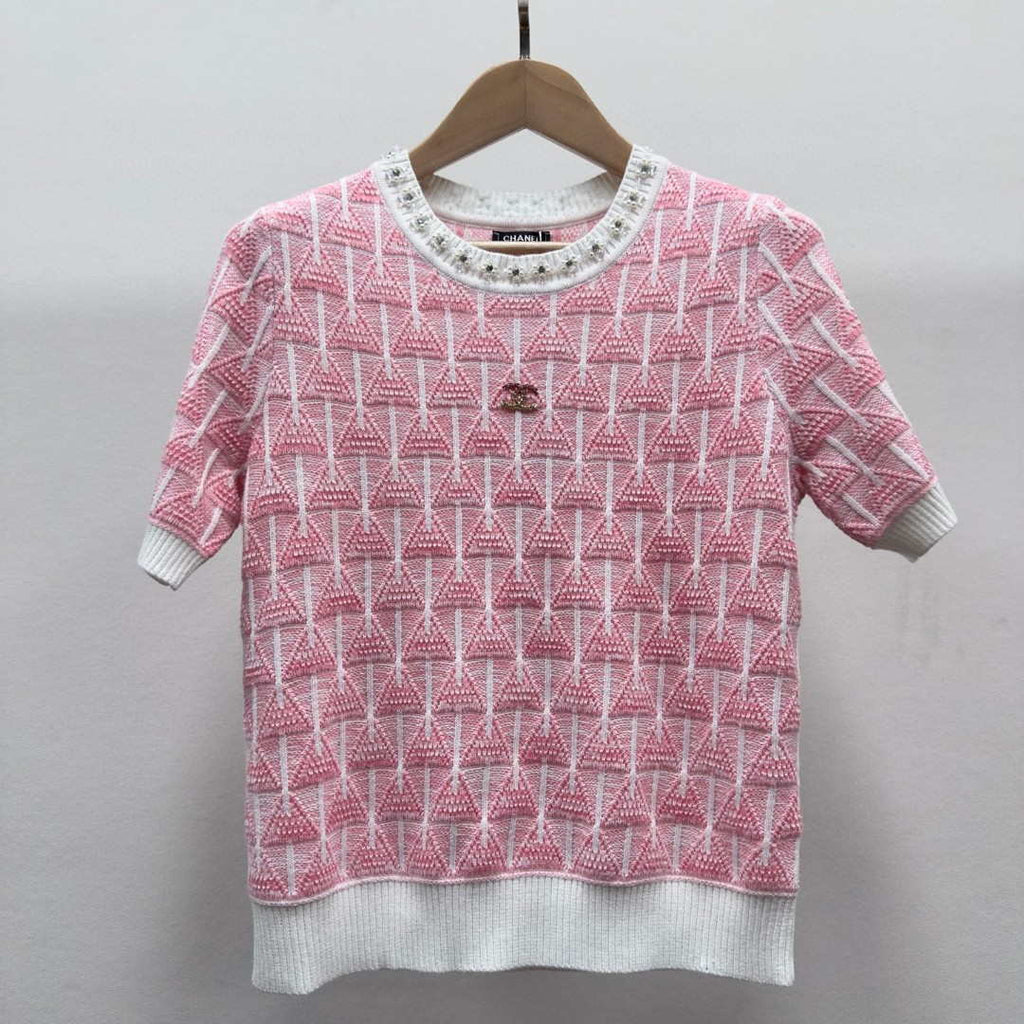 Chanel Women Fashion Knitted T-shirt C81105