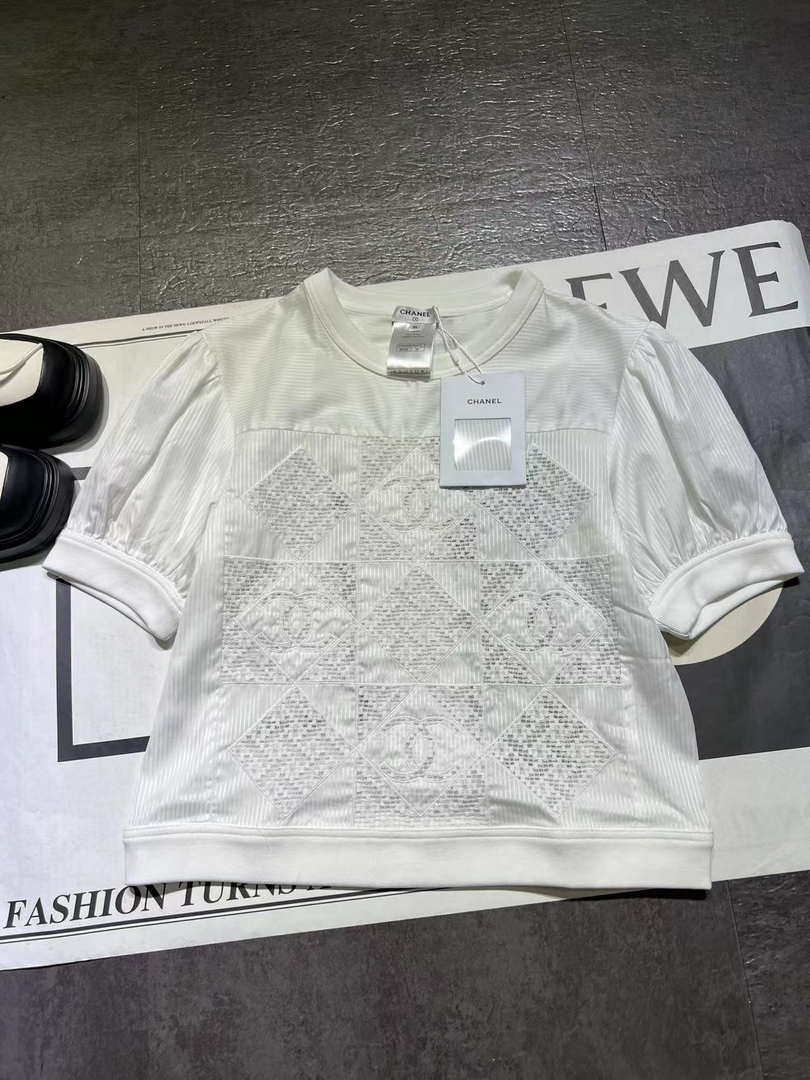 Chanel Women Fashion Knitted T-shirt C81110