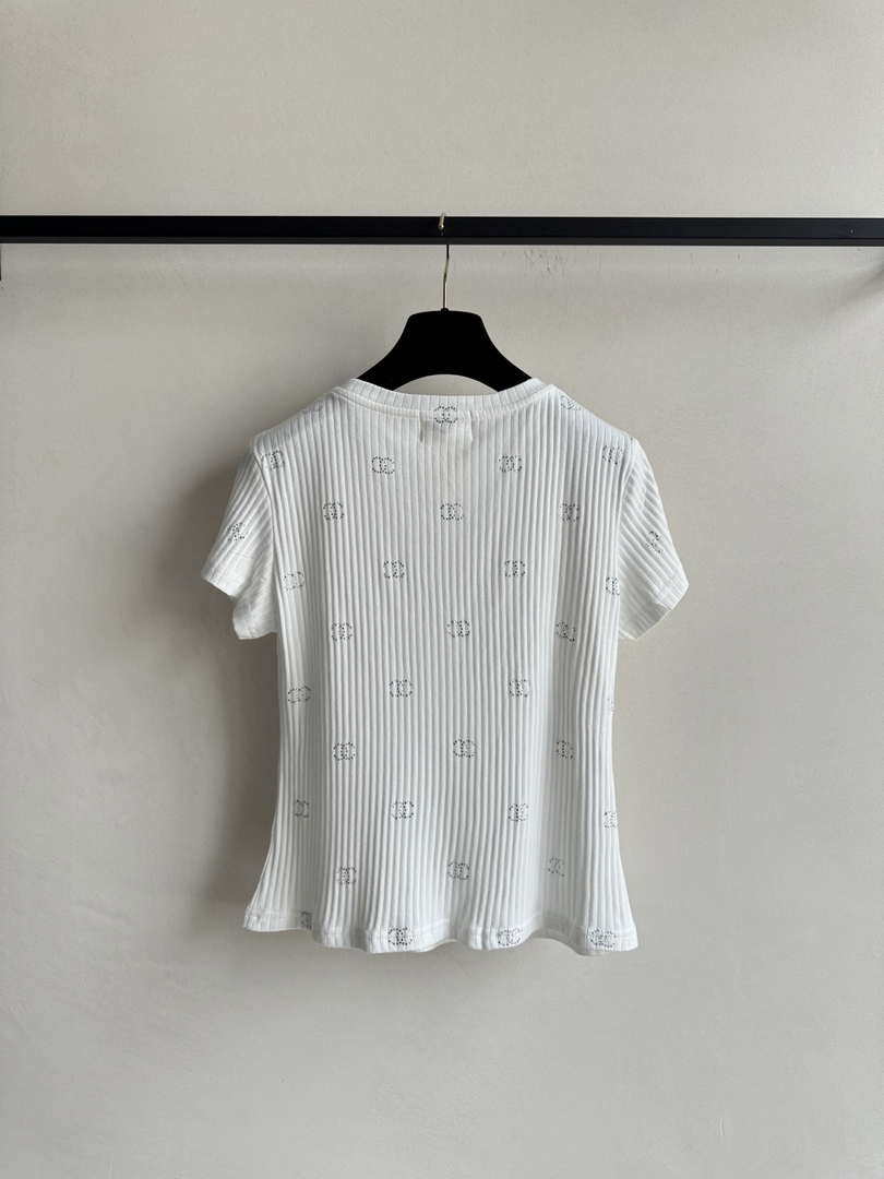 Chanel Women Fashion Knitted T-shirt C81118