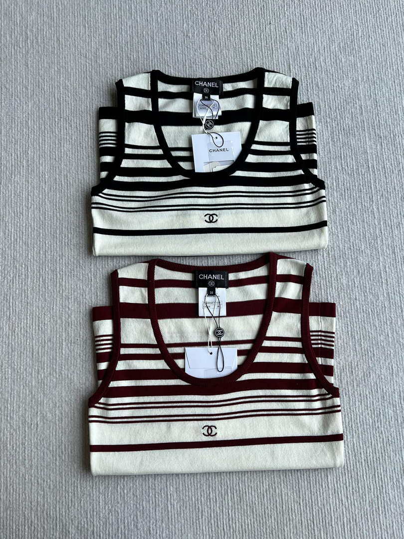 Chanel Women Fashion Knitted T-shirt Vest C81115