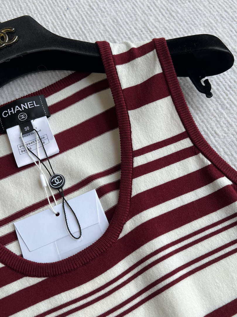 Chanel Women Fashion Knitted T-shirt Vest C81115