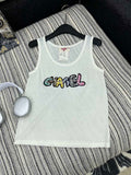 Chanel Women Fashion Knitted T-shirt Vest C81106