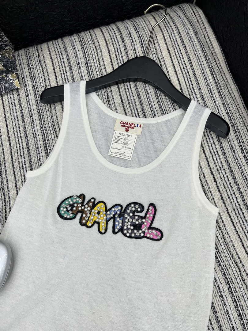 Chanel Women Fashion Knitted T-shirt Vest C81106