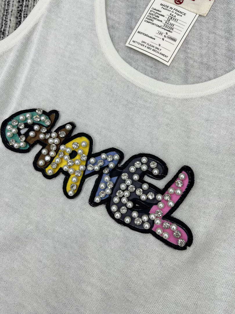 Chanel Women Fashion Knitted T-shirt Vest C81106