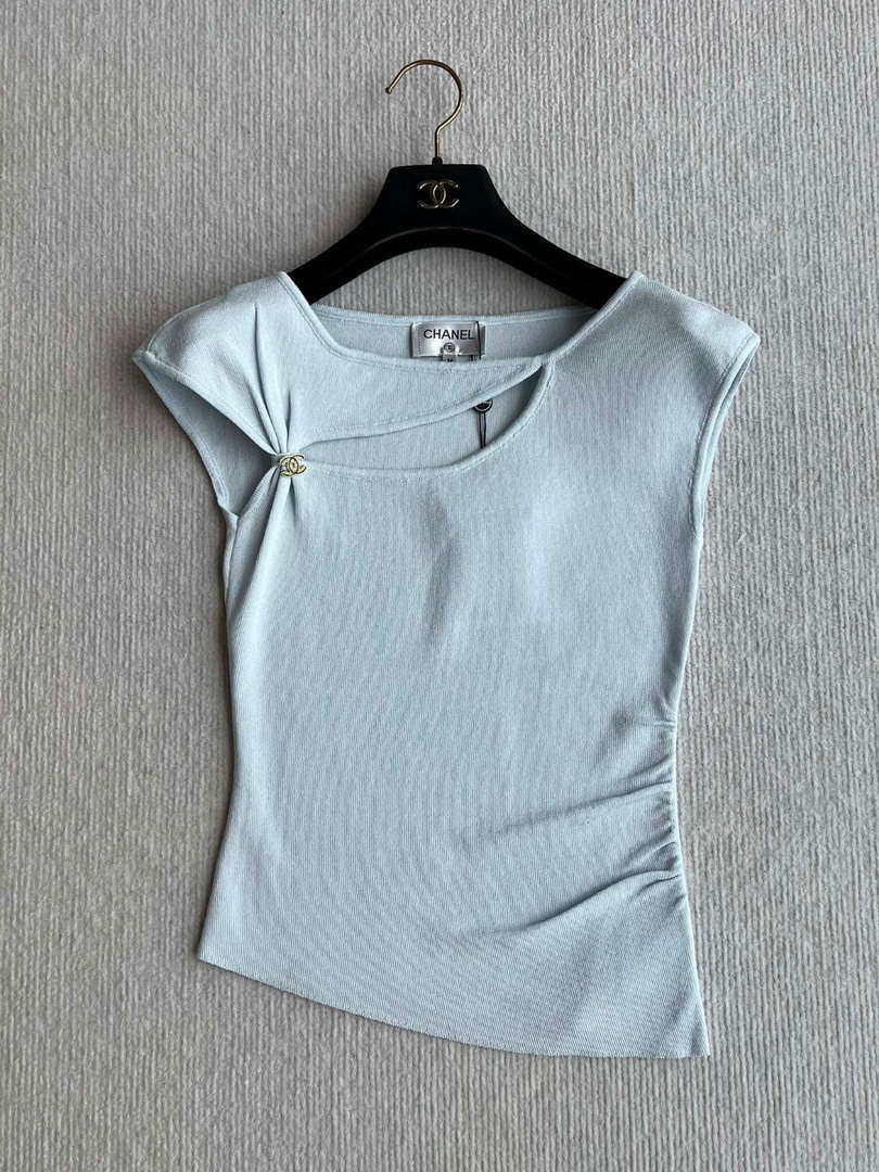 Chanel Women Fashion Knitted T-shirt Vest C81116