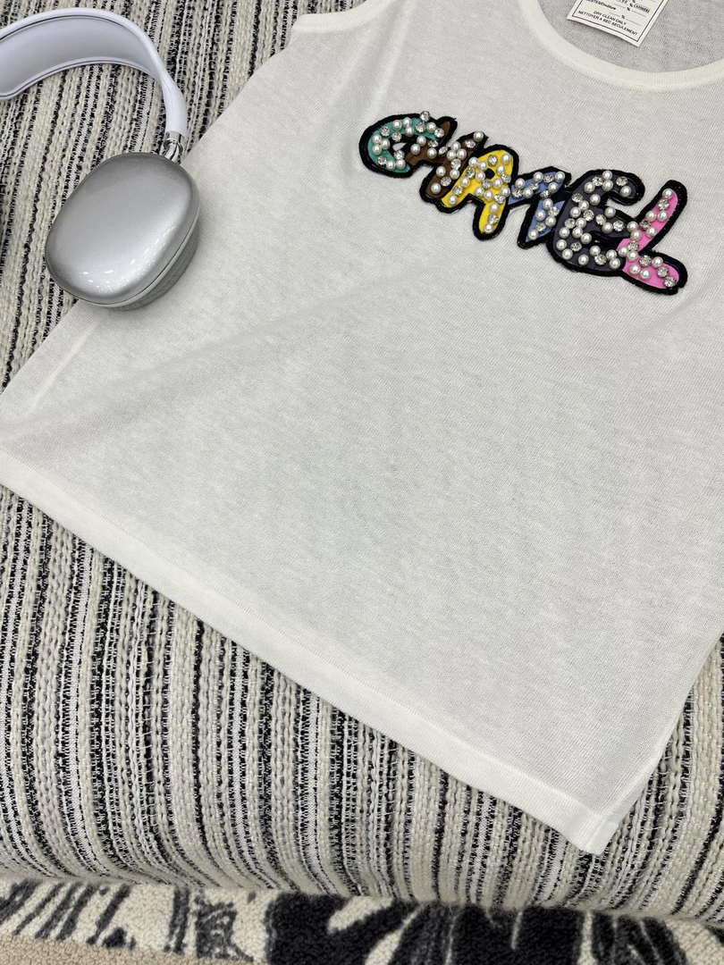Chanel Women Fashion Knitted T-shirt Vest C81106