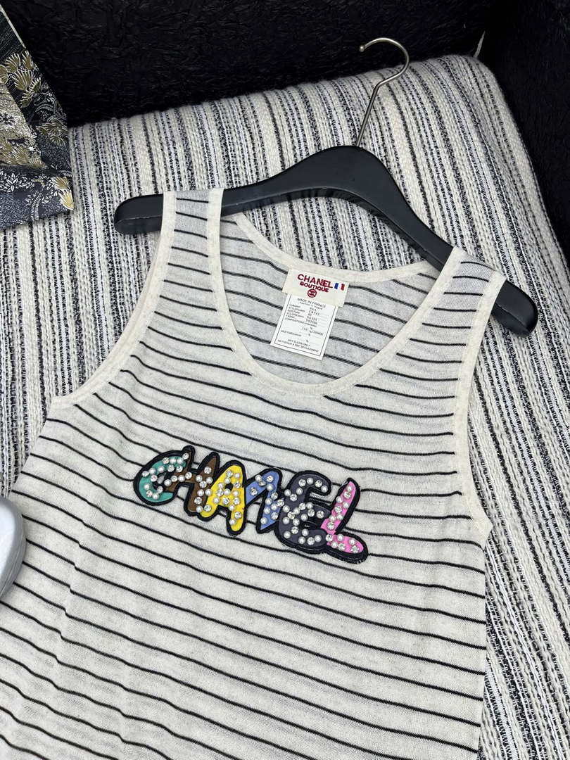 Chanel Women Fashion Knitted T-shirt Vest C81107