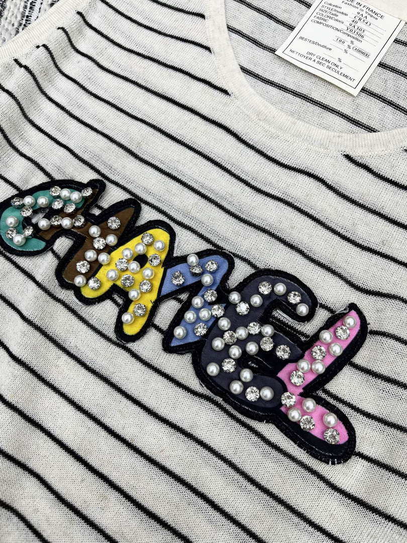 Chanel Women Fashion Knitted T-shirt Vest C81107