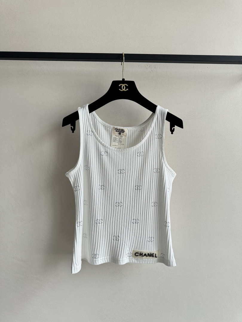 Chanel Women Fashion Knitted T-shirt Vest C81117